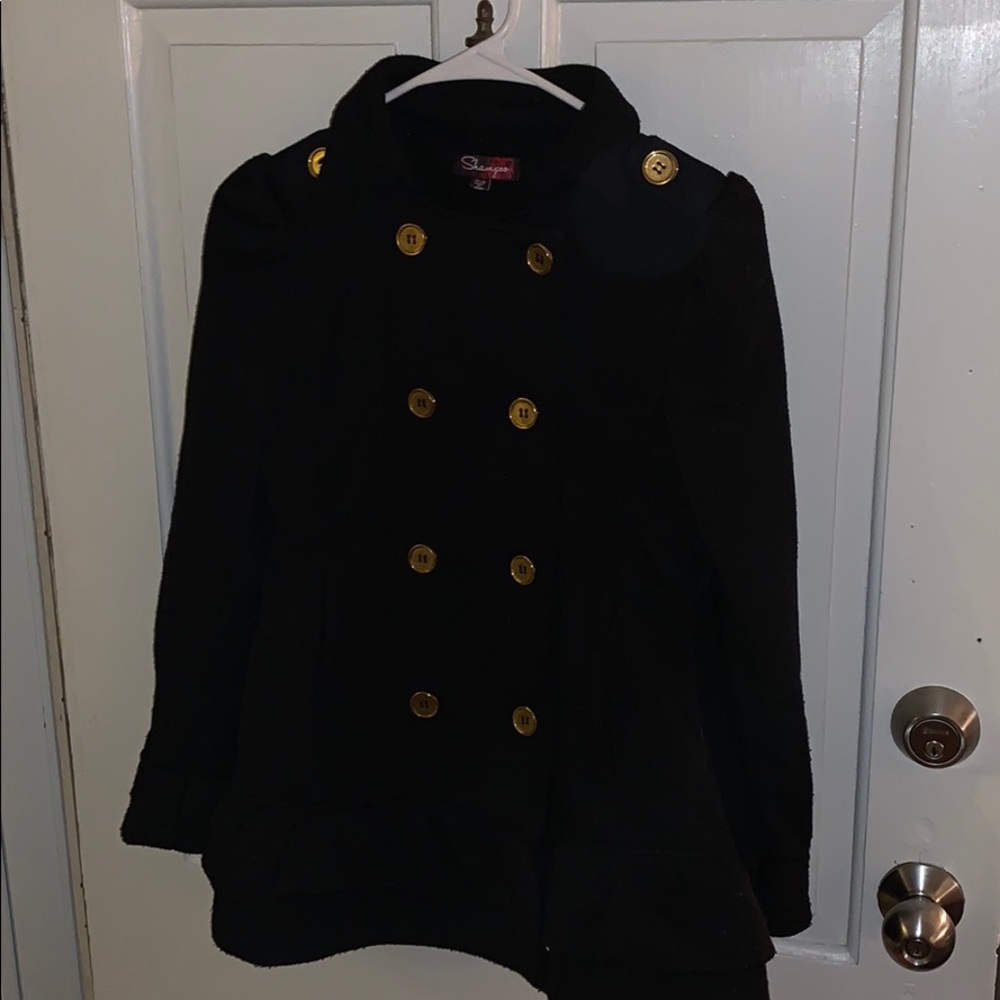 Kids size 14-16 Dress Coat with Gold Buttons
